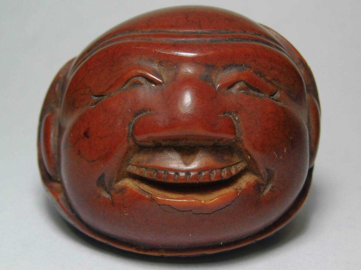 *....!! curtain end ~ Meiji period // old fine art [ sphere. .].. real cloth sack sculpture era netsuke cotton . skill netsuke era . thing // taking place beautiful that time thing netsuke valuable rare goods *.