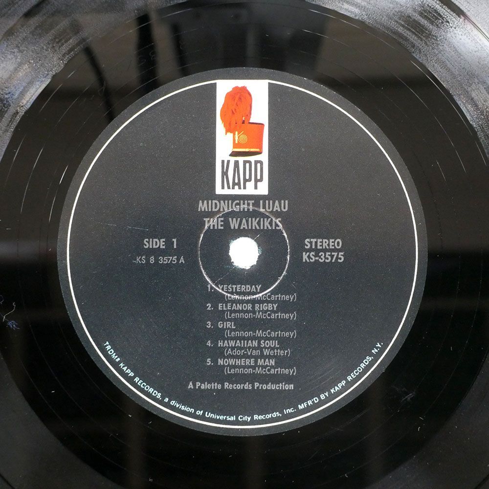 WAIKIKI’S/MIDNIGHT LUAU/KAPP KS3575 LP_画像2