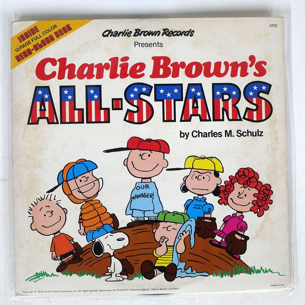 米 CHARLES M. SCHULZ/CHARLIE BROWN’S ALL-STARS/CHARLIE BROWN 3702 LPの画像1