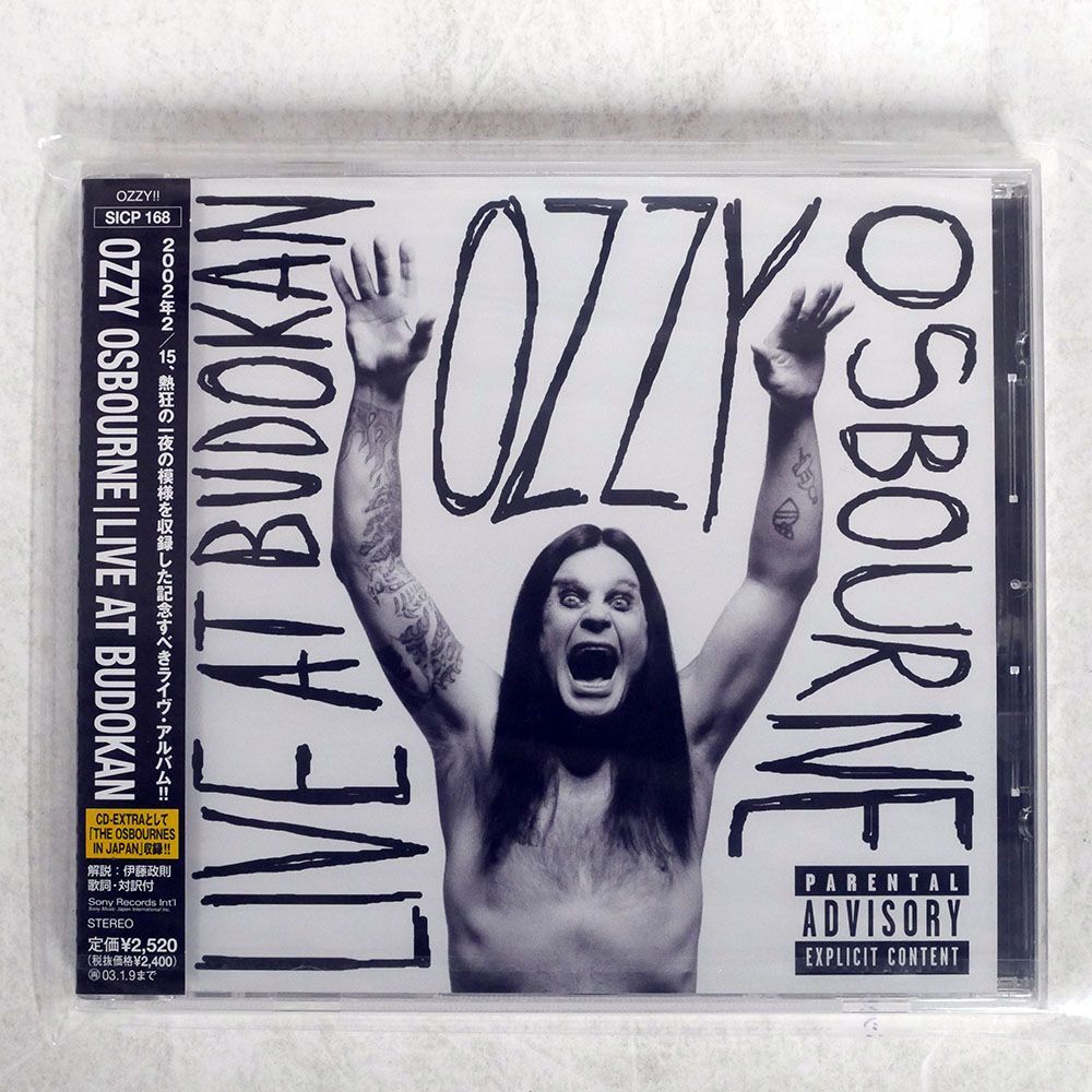 OZZY OSBOURNE/LIVE AT BUDOKAN/SONY RECORDS INT’L SICP168 CD □_画像1