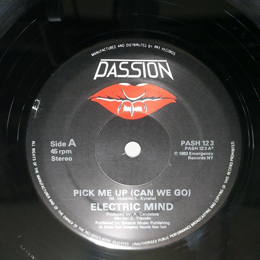 ELECTRIC MIND/PICK ME UP (CAN WE GO) ZWEI (DUB VERSION)/PASSION PASH123 12の画像2