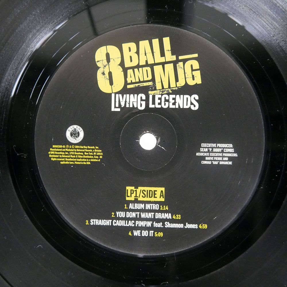 EIGHTBALL & M.J.G./LIVING LEGENDS/BAD BOY ENTERTAINMENT B000238901 LP_画像2