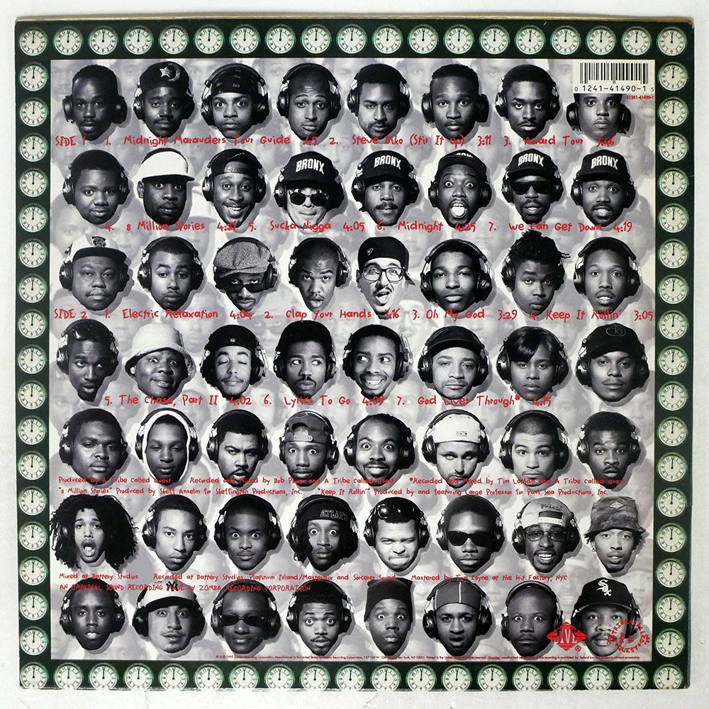 A TRIBE CALLED QUEST/MIDNIGHT MARAUDERS/JIVE 01241414901 LPの画像2