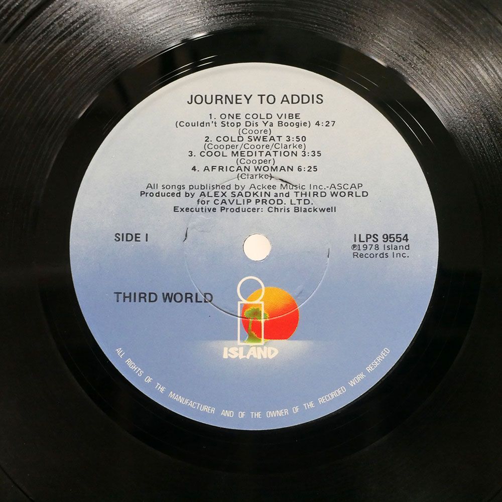 米 THIRD WORLD/JOURNEY TO ADDIS/ISLAND ILPS9554 LPの画像2