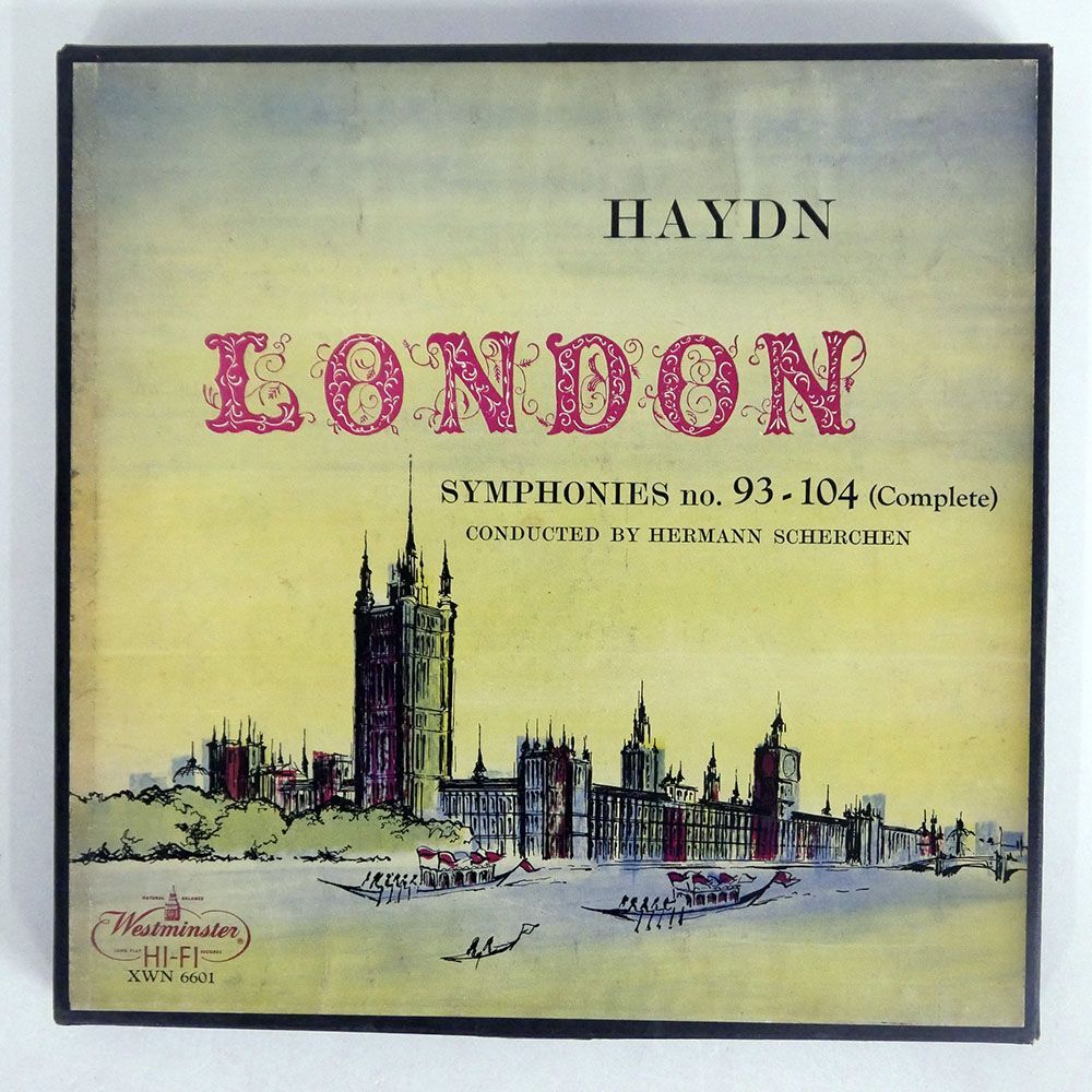 米 SCHERCHEN/HAYDN:LONDON SYMPHONIES NO.95 AND 96/WESTMINSTER WN6601 LPの画像1