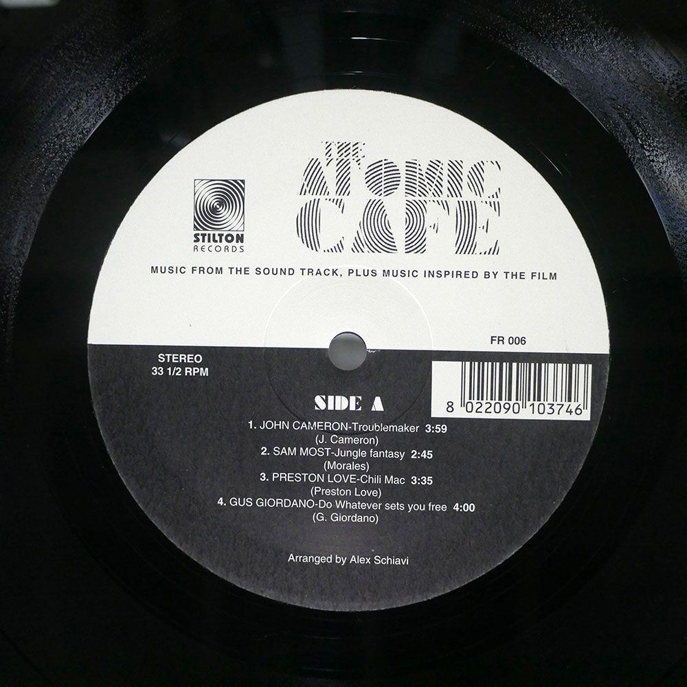 伊 OST/MUSIC FROM SOUND TRACK, PLUS MUSIC INSPIRED BY FILM ATOMIC CAFE/STILTON FR006 LPの画像2