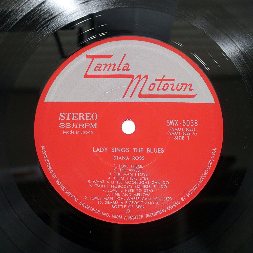 OST(DIANA ROSS)/LADY SINGS THE BLUES/TAMLA MOTOWN SWX6038 LP_画像2