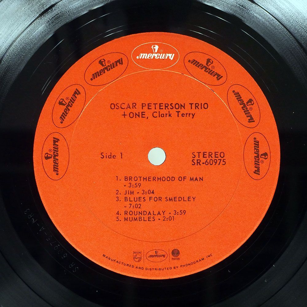 OSCAR PETERSON/TRIO + ONE/MERCURY SR60975 LP_画像2