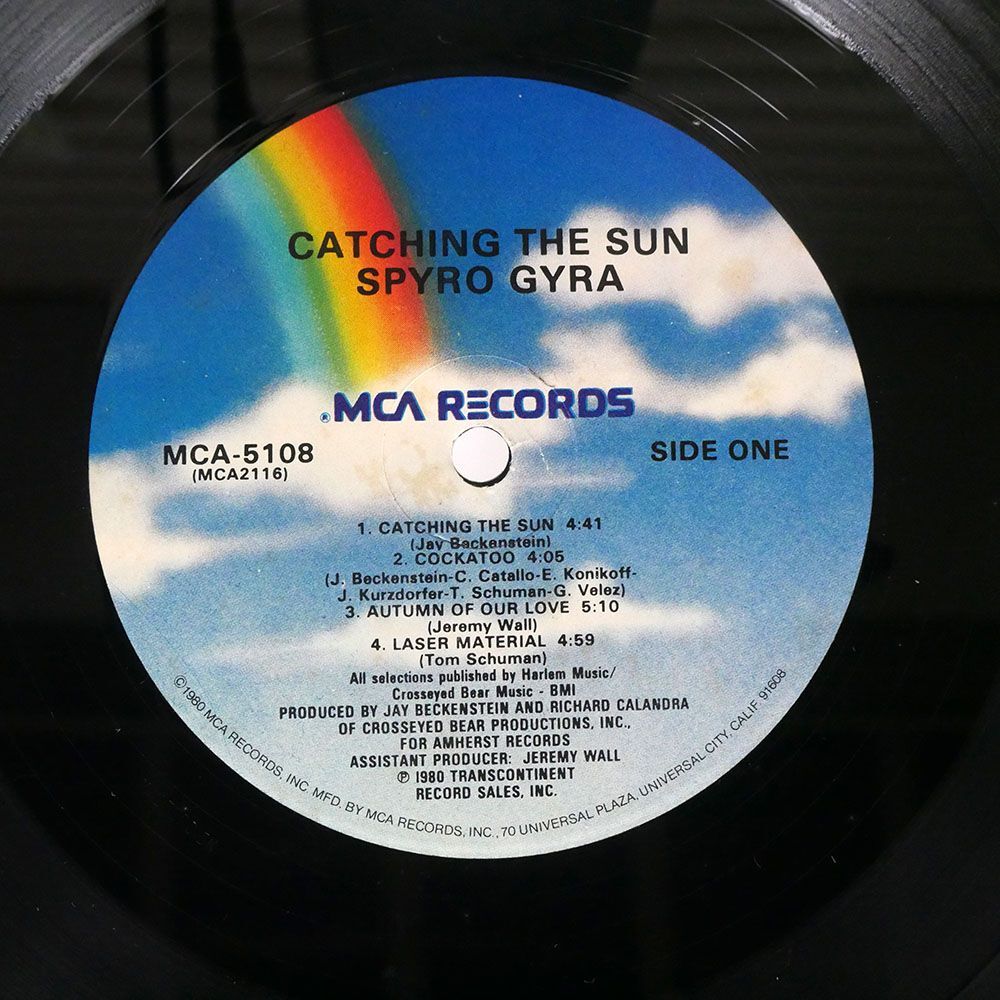帯付き SPYRO GYRA/CATCHING THE SUN/MCA MCA5108 NONEの画像2
