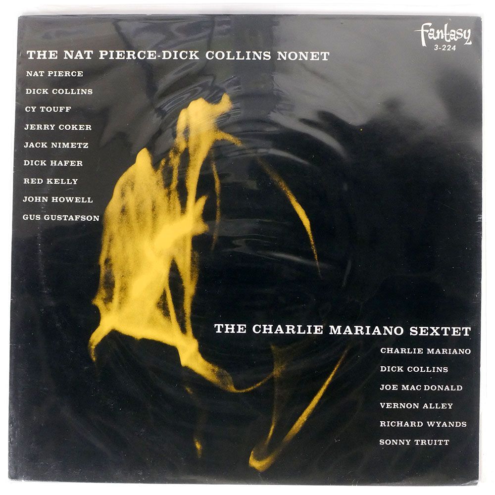 THE NAT PIERCE-DICK COLLINS NONET/THE NAT PIERCE-DICK COLLINS NONET THE CHARLIE MARIANO SEXTET/FANTASY F3224 LP_画像1