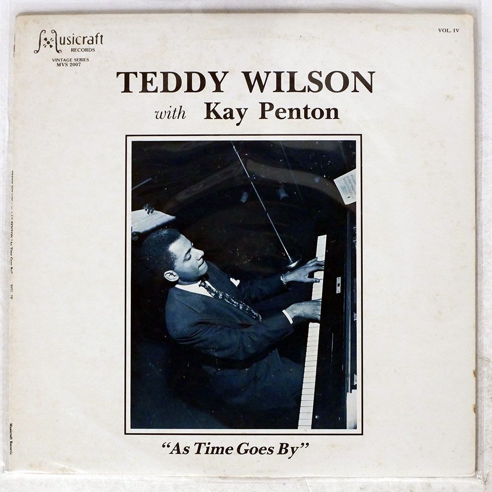 TEDDY WILSON/AS TIME GOES BY/MUSICRAFT MVS2007 LPの画像1