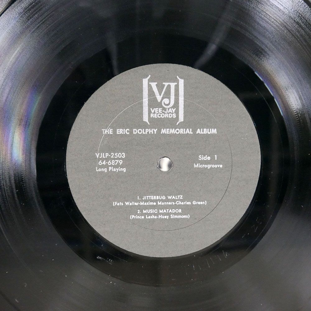 米 ERIC DOLPHY/MEMORIAL ALBUM/VEE JAY VJS2503 LPの画像2