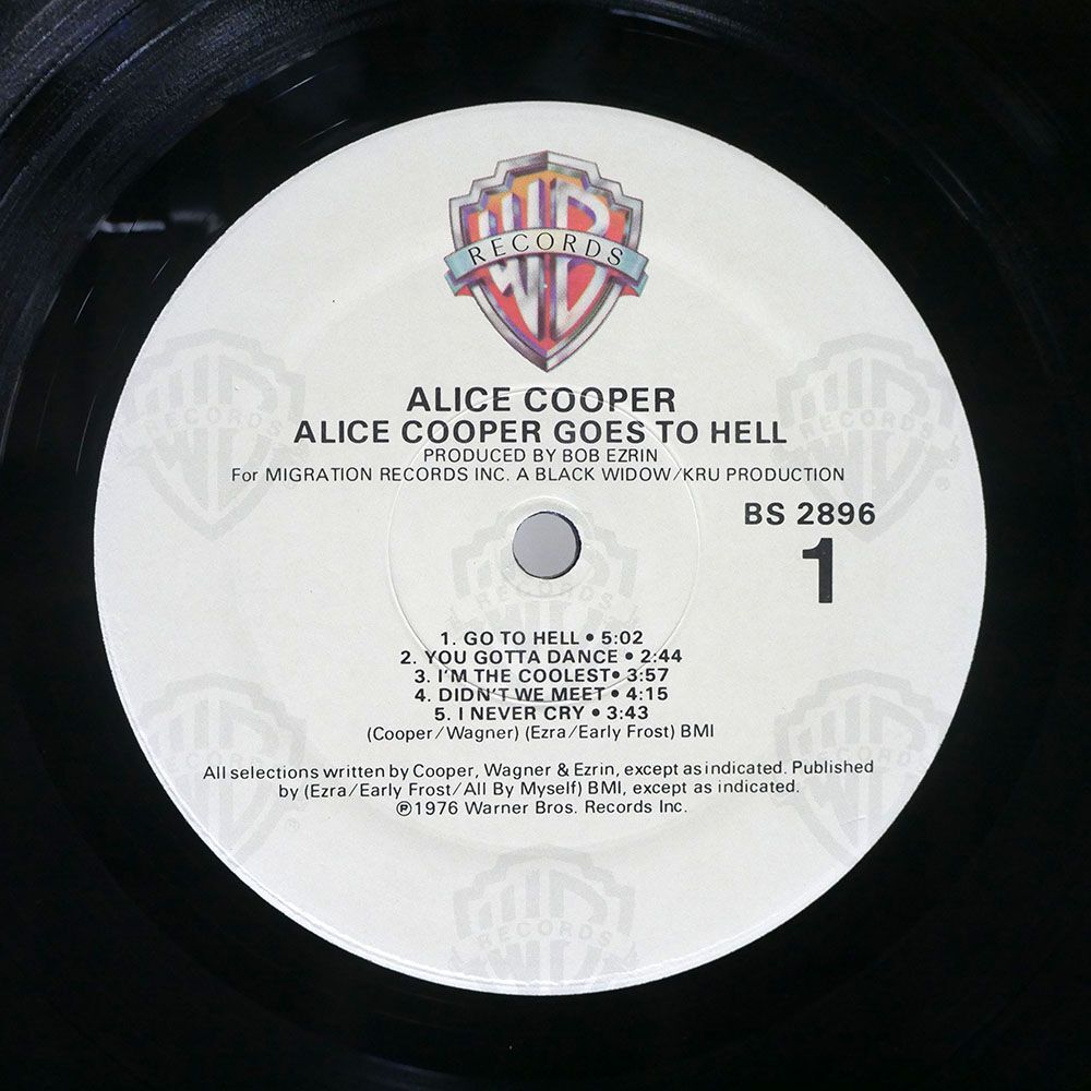 米 ALICE COOPER/GOES TO HELL/WARNER BROS. BS2896 LP_画像2