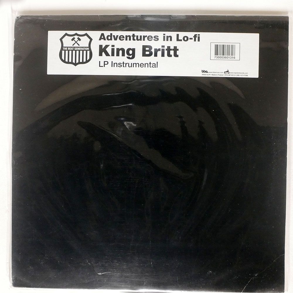 KING BRITT/ADVENTURES IN LO-FI (LP INSTRUMENTAL)/RAPSTER RR0013LPI LP_画像1