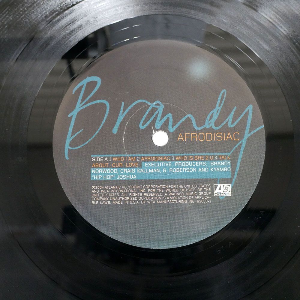 BRANDY/AFRO DISIAC/ATLANTIC 836331 LPの画像3