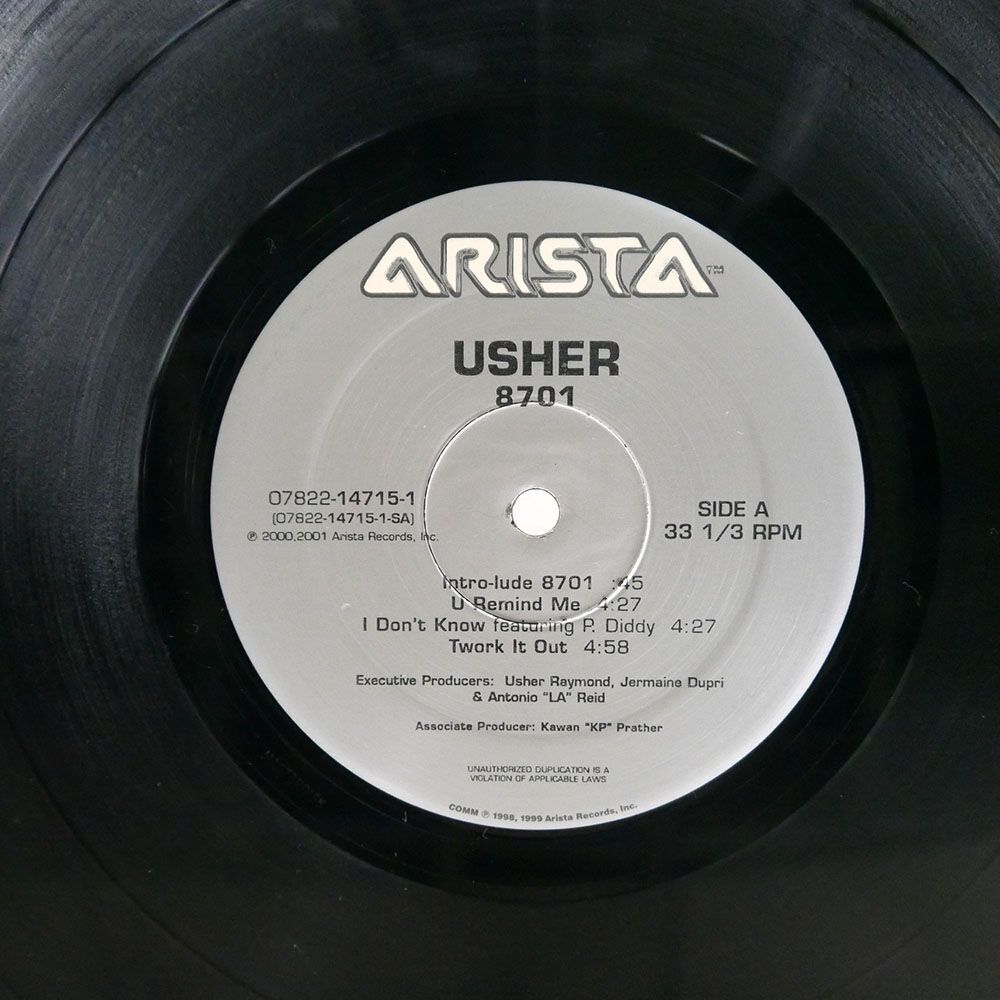 USHER/8701/ARISTA 07822147151 LPの画像3