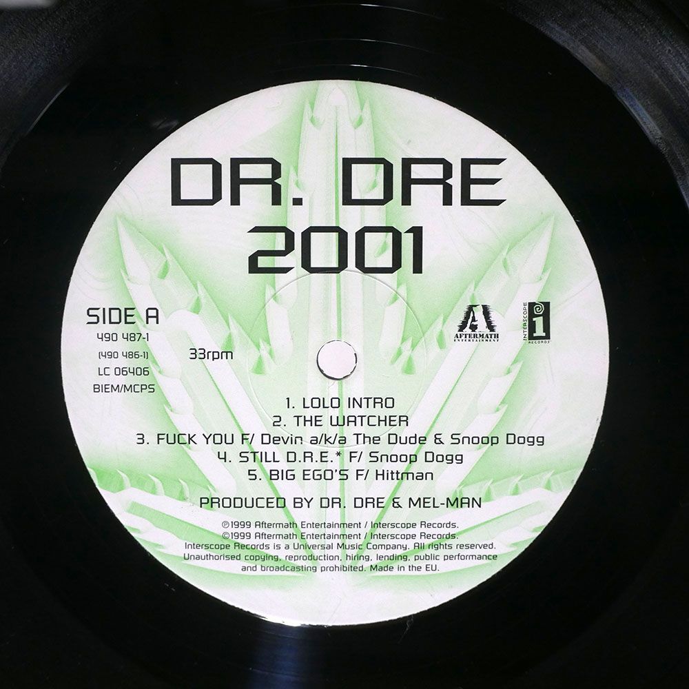 DR. DRE/2001/AFTERMATH 4904861 LPの画像3