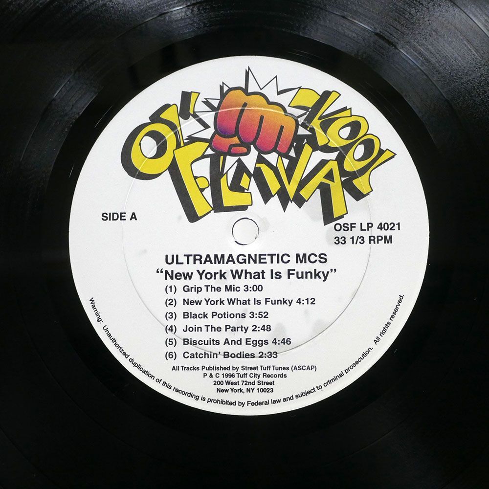 ULTRAMAGNETIC MC’S/NEW YORK WHAT IS FUNKY/OL’ SKOOL FLAVA OSFLP4021 LPの画像2