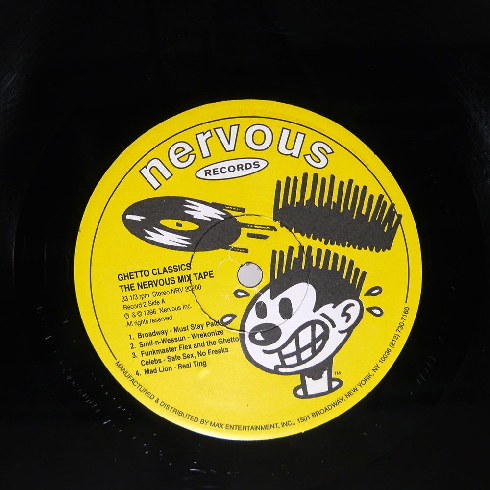 MISTER CEE/GHETTO CLASSICS - THE NERVOUS MIXTAPE/NERVOUS NRV202001 LPの画像2