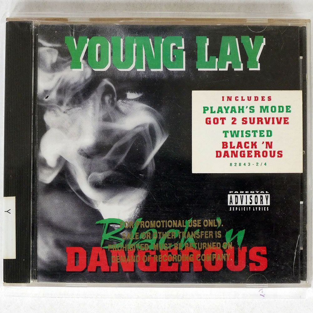 YOUNG LAY/BLACK N DANGEROUS/ATLANTIC / WEA 7567-82843-2 CD □_画像1