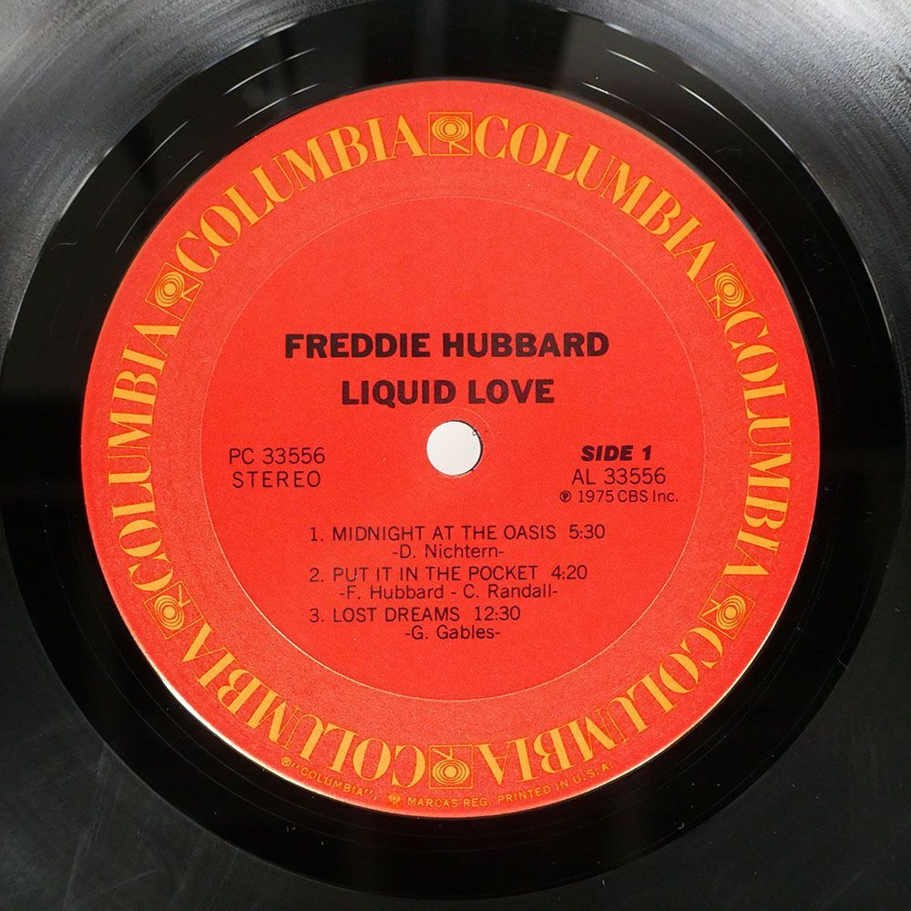 FREDDIE HUBBARD/LIQUID LOVE/COLUMBIA PC33556 LP_画像2