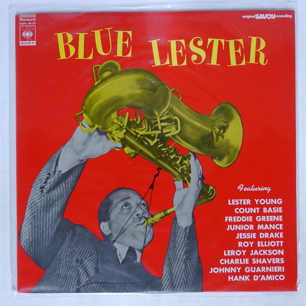 レスター・ヤング/BLUE LESTER/CBSSONY SOPU40SY LPの画像1