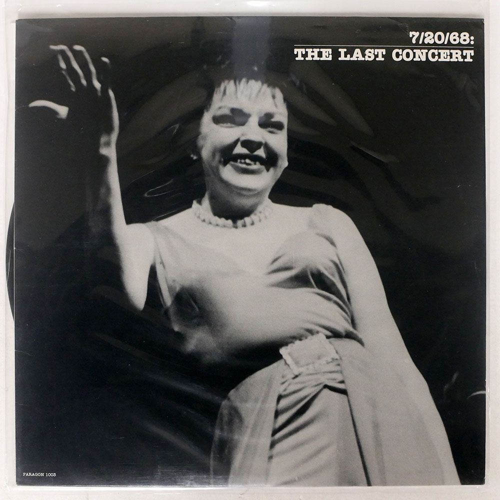 JUDY GARLAND/72068 : THE LAST CONCERT/PARAGON 1003 LPの画像1