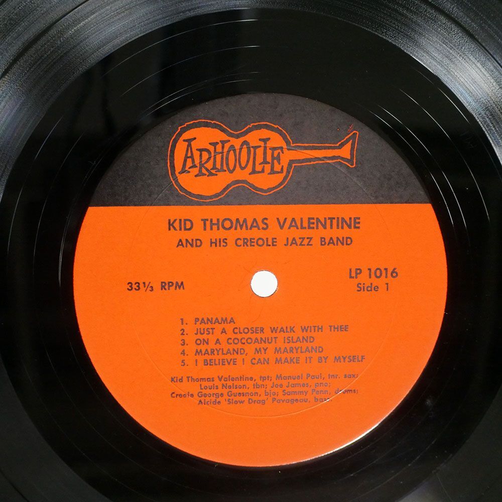 KID THOMAS VALENTINE/SAME/ARHOOLIE LP1016 LP_画像2