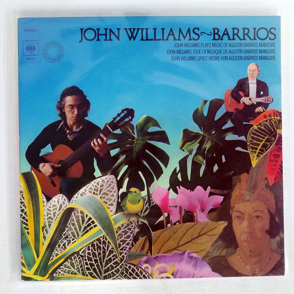 JOHN WILLIAMS/JOHN WILLIAMS PLAYS MUSIC OF AGUSTN BARRIOS MANGOR/CBS MASTERWORKS 76662 LPの画像1