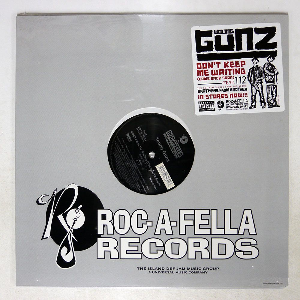 米 未開封 YOUNG GUNZ/DON’T KEEP ME WAITING (COME BACK SOON)/ROC-A-FELLA B000468311 12の画像1