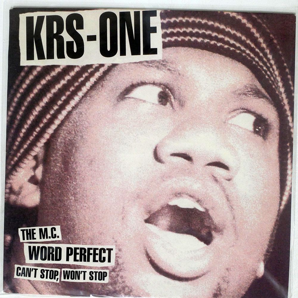 米 KRS ONE/CAN’T STOP, WON’T STOP THE MC WORD PERFECT/JIVE 01241424251 12の画像1