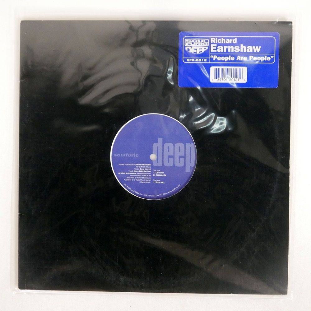 米 RICHARD EARNSHAW/PEOPLE ARE PEOPLE/SOULFURIC DEEP SFD0012 12の画像1