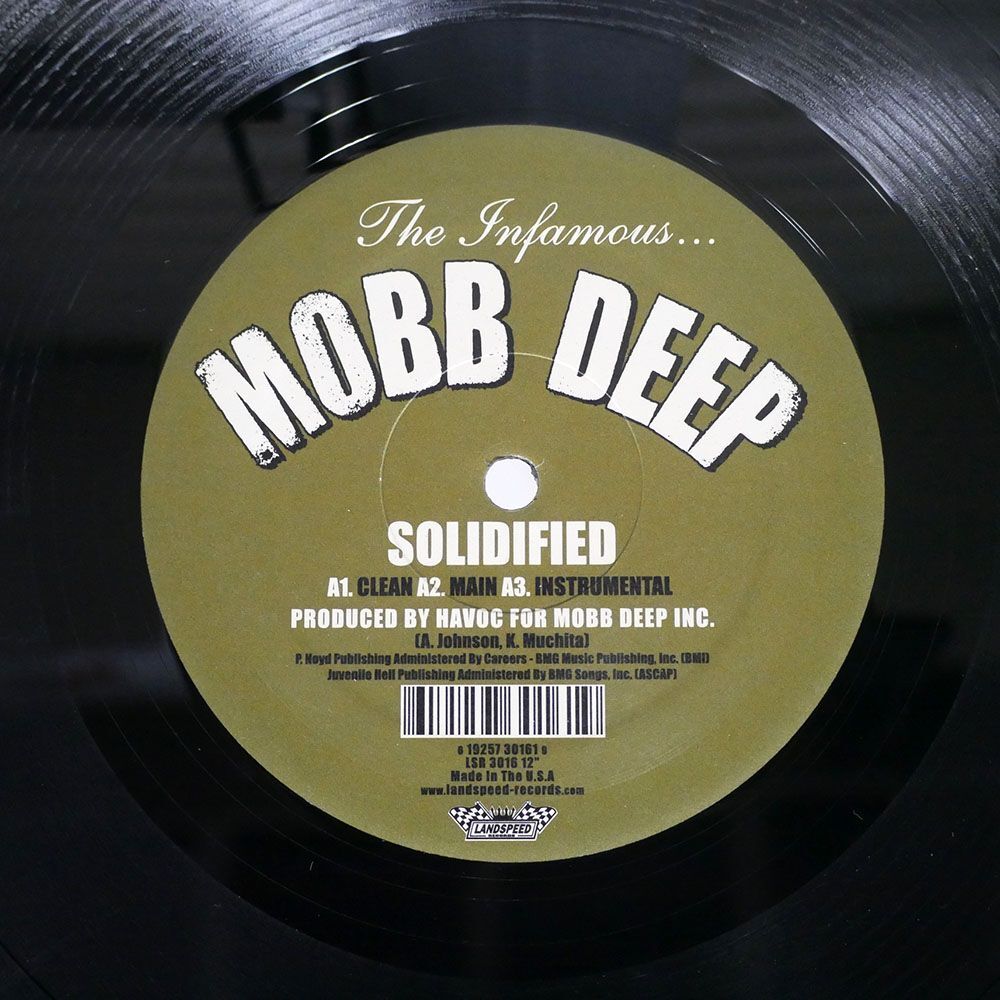 米 MOBB DEEP/SOLIDIFIED IT’S OVER/LANDSPEED LSR3016 12の画像2