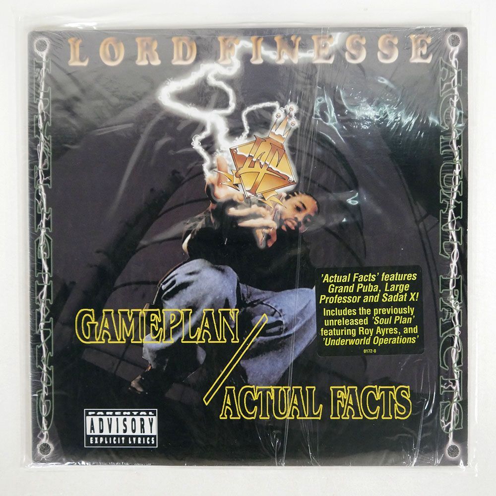 米 LORD FINESSE/GAMEPLAN ACTUAL FACTS/PENALTY RECORDINGS PENV0172 12の画像1