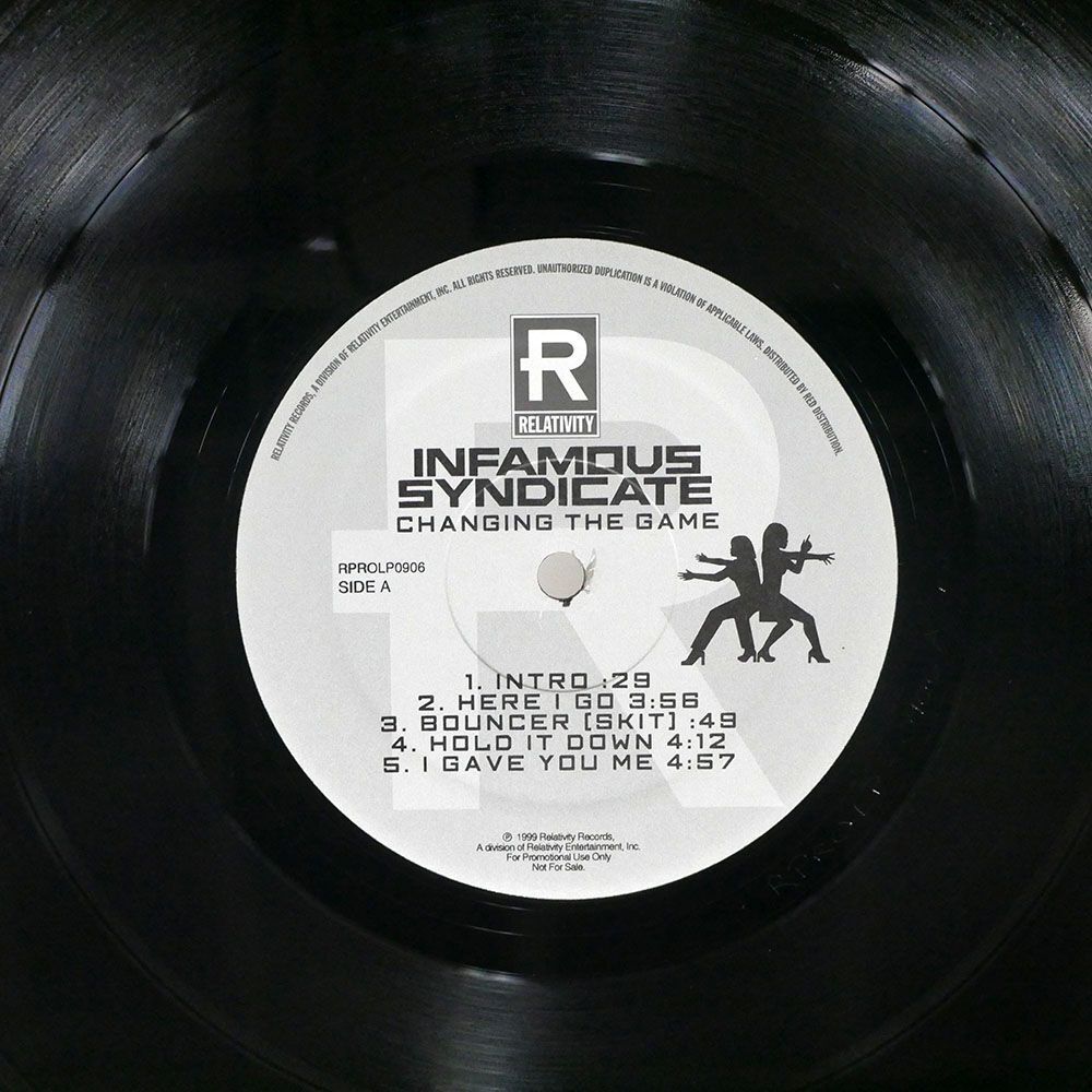 米 プロモ INFAMOUS SYNDICATE/CHANGING THE GAME/RELATIVITY RPROLP0906 LPの画像2