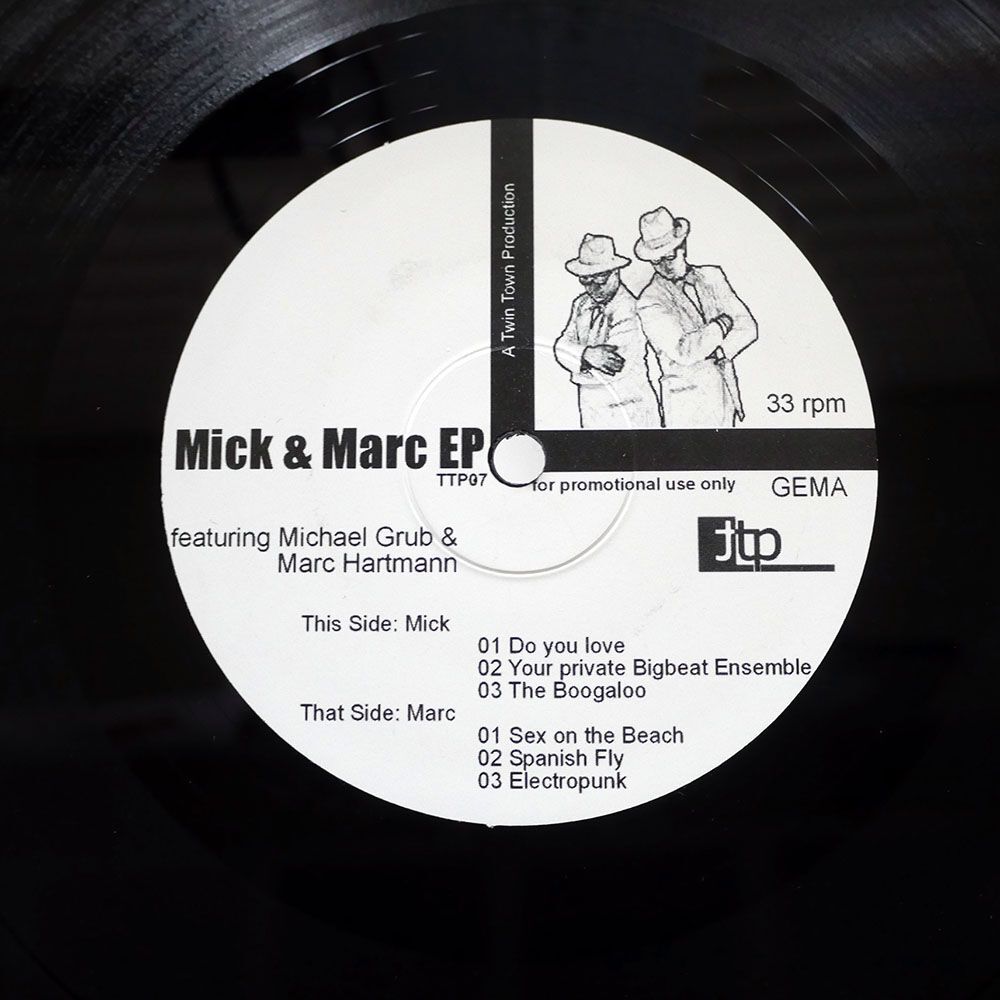 MICK & MARC/M&M EP/TWIN TOWN PRODUCTIONS TTP07 12の画像1