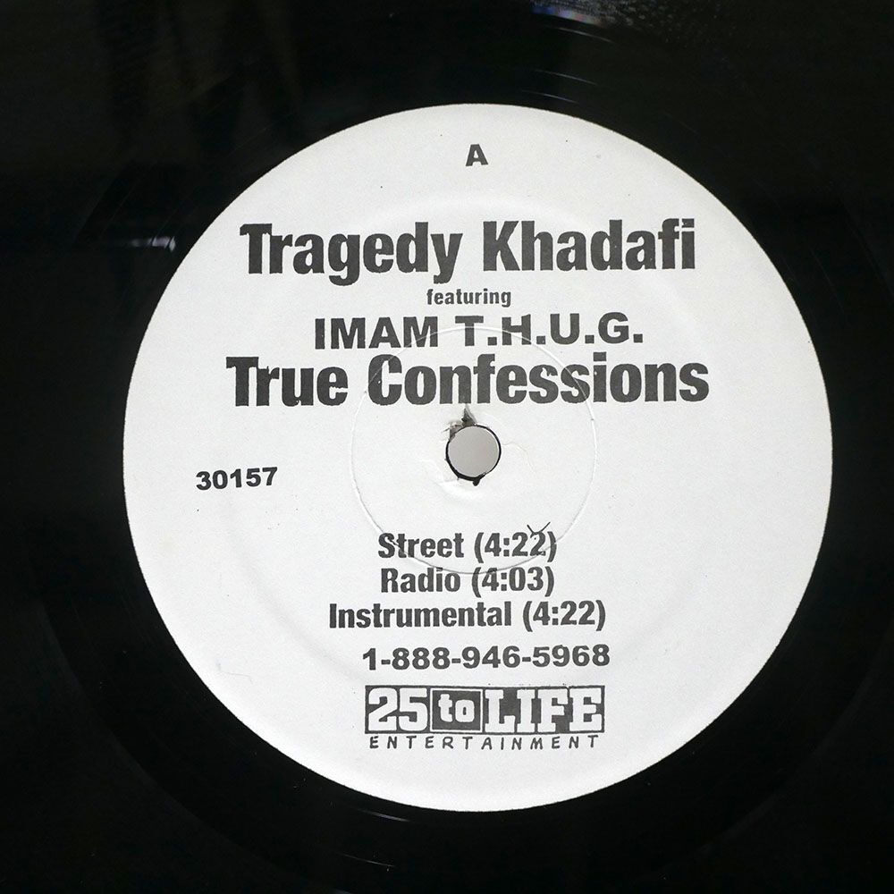 米 TRAGEDY KHADAFI/TRUE CONFESSIONS THUG PARADISE/25 TO LIFE ENTERTAINMENT 30157 12の画像1