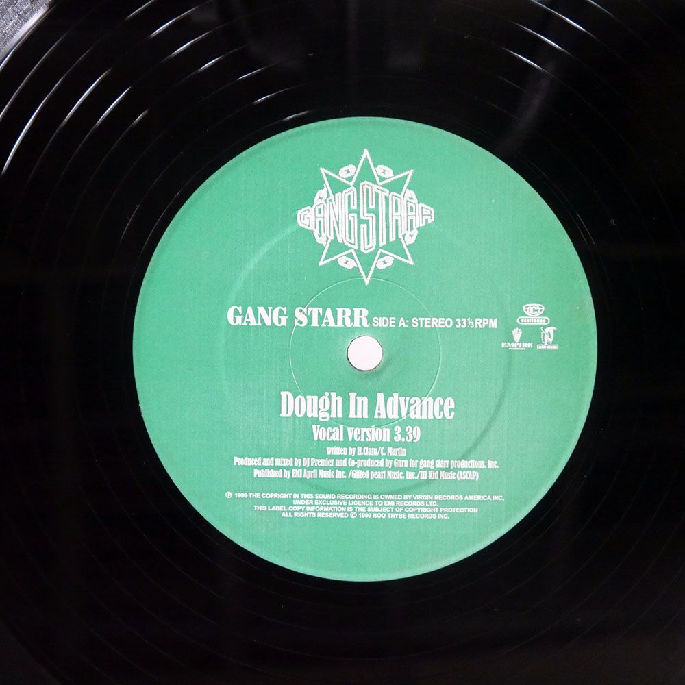 GANG STARR/DOUGH IN ADVANCE BROOKLYN/NOO TRYBE RECORDS GURU 1010 12の画像1