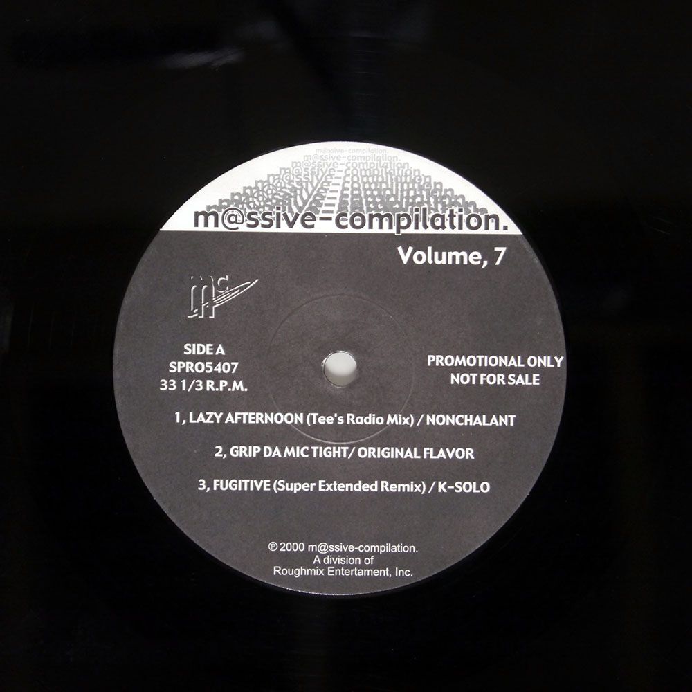 プロモ VA(BOOGIE DOWN PRODUCTIONS 他)/M＠SSIVE-COMPILATION VOL,7/M＠SSIVE-COMPILATION SPRO5407 12の画像2