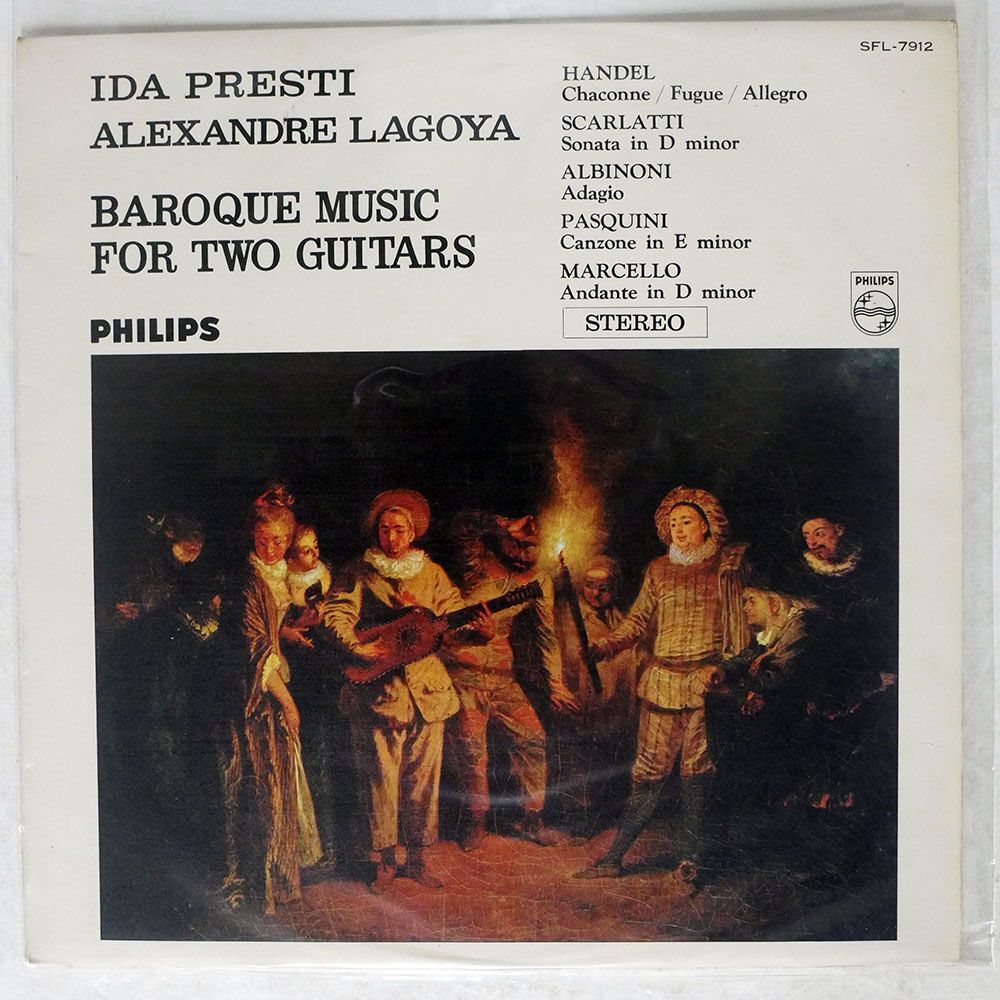 PRESTI LAGOYA/BAROQUE MUSIC FOR TWO GUITARS/PHILIPS SFL 7912 LPの画像1