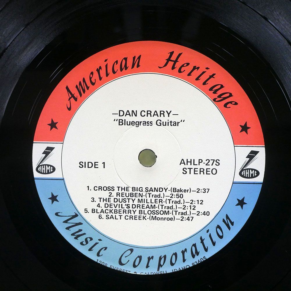 米 DAN CRARY/BLUEGRASS GUITAR/AMERICAN HERITAGE MUSIC CORPORATION AHLP27S LPの画像2