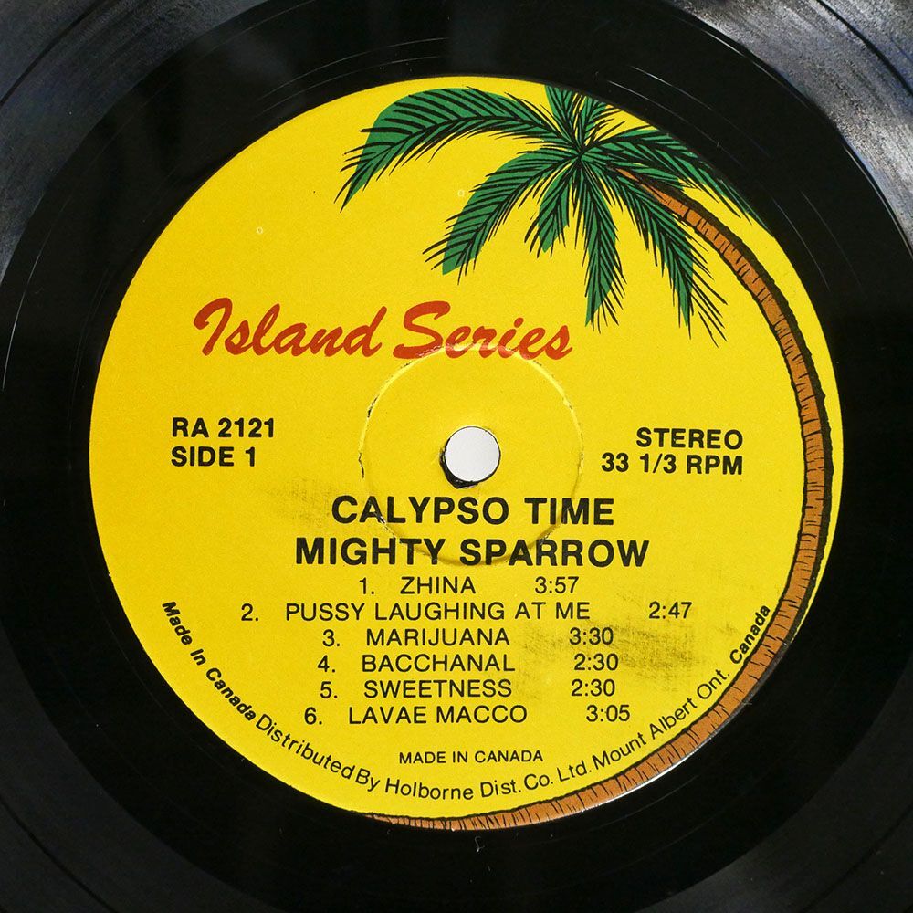 米 MIGHTY SPARROW/SPARROW POWER/HILARY RA2121 LPの画像2