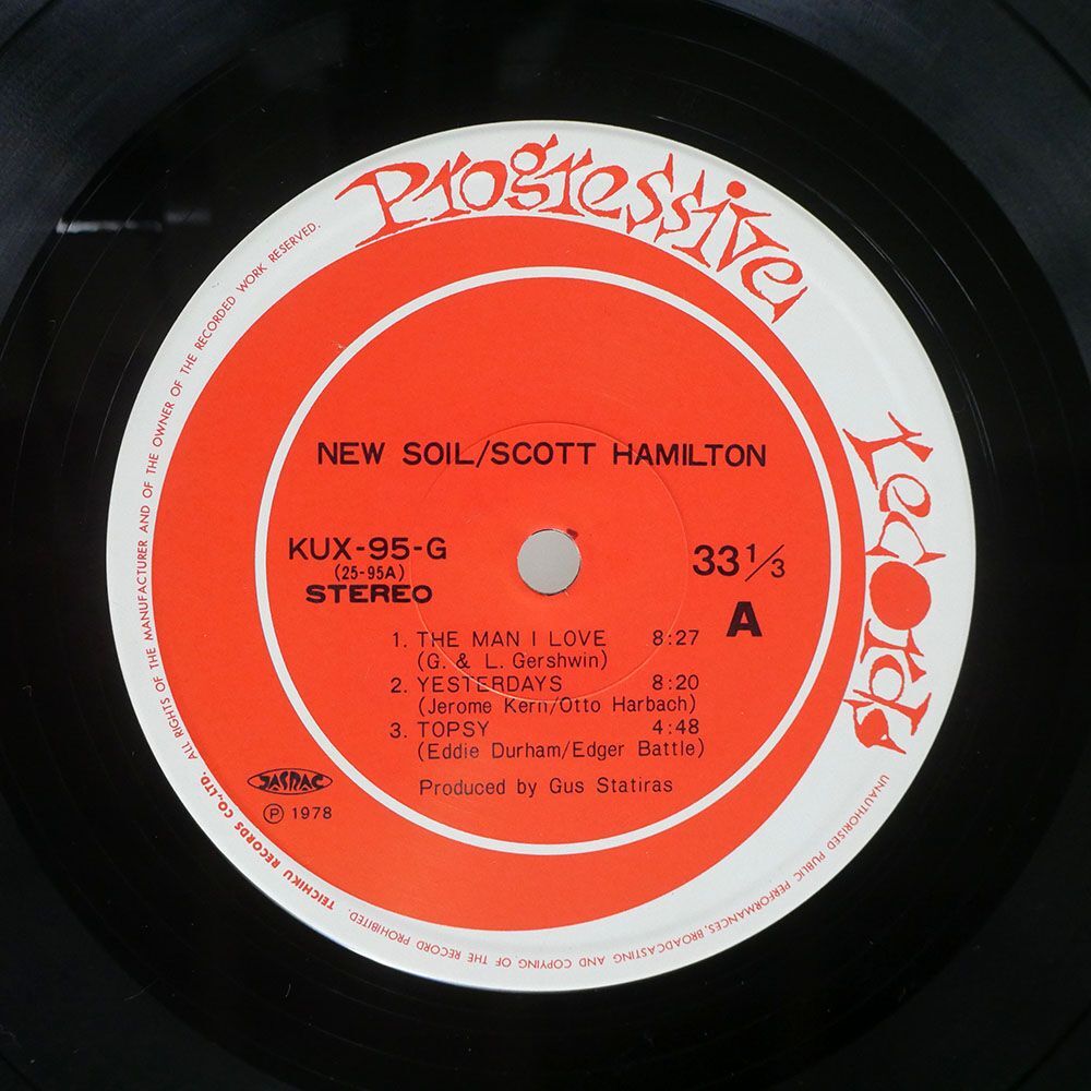 スコット・ハミルトン/ニュー・ソワール/PROGRESSIVE KUX35G LPの画像2