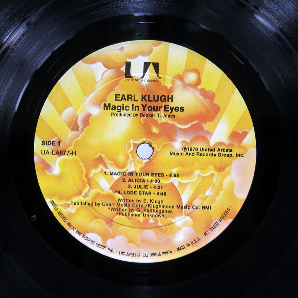 EARL KLUGH/MAGIC IN YOUR EYES/UNITED ARTISTS UALA877H LPの画像2