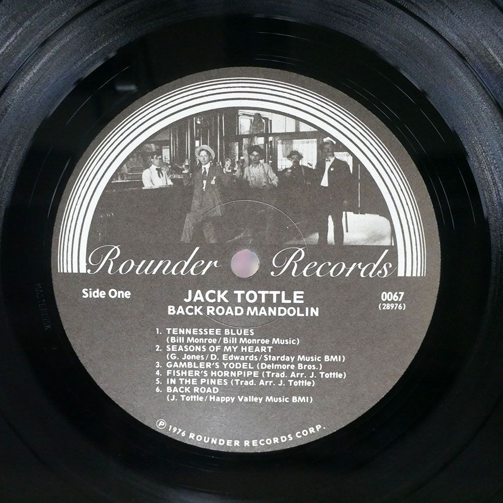 米 ブルーグラス JACK TOTTLE/BACK ROAD MANDOLIN/ROUNDER 0067 LPの画像2