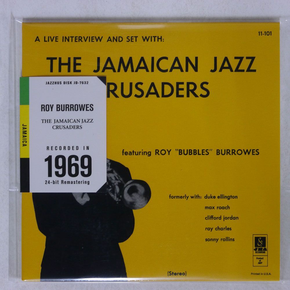 ROY BURROWES/JAMAICAN JAZZ CRUSADERS/JAZZHUS JD-7632 CD □の画像1