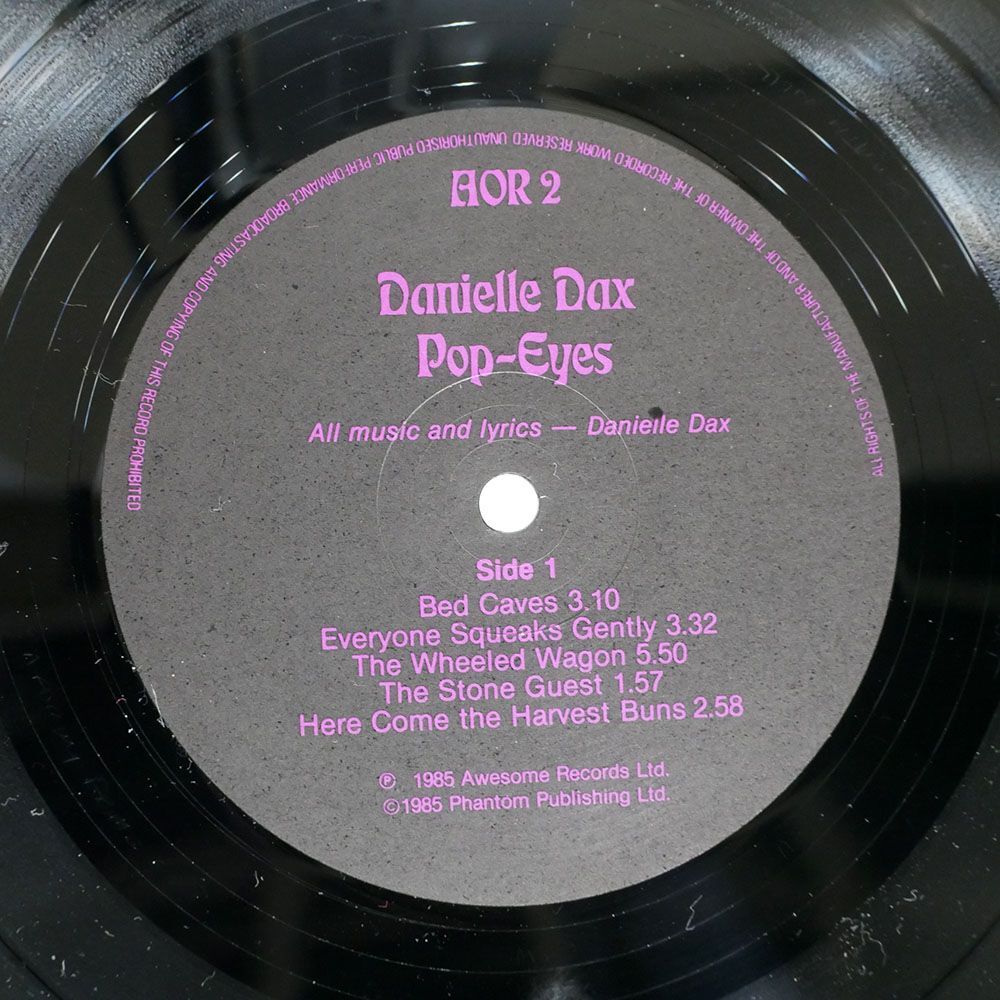 英 訳有 DANIELLE DAX/POP-EYES/AWESOME AOR2 LPの画像2