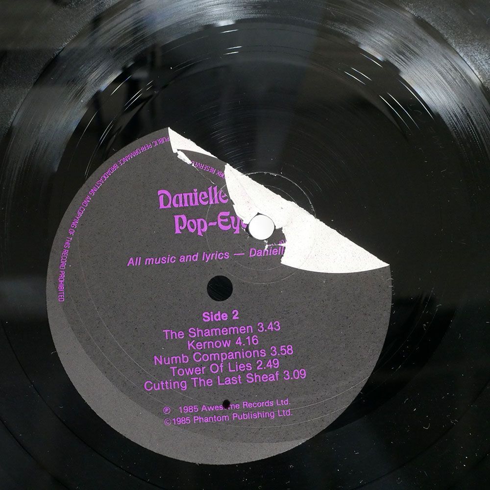英 訳有 DANIELLE DAX/POP-EYES/AWESOME AOR2 LPの画像3