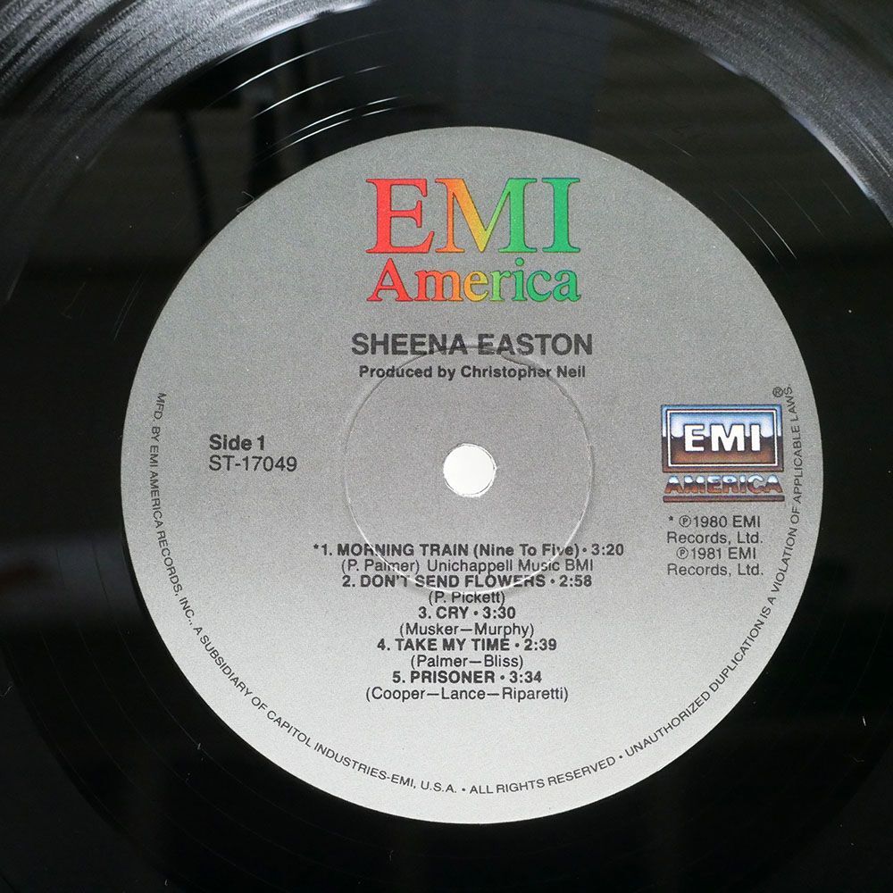 米 SHEENA EASTON/SAME/EMI ST17049 LPの画像2