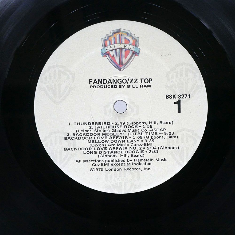米 ZZ TOP/FANDANGO/WARNER BROS. BSK3271 LP_画像2